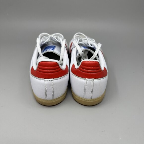 Adidas Samba OG 'White Collegiate Red Gum' JI4463  Size 4.5 - Picture 5 of 8